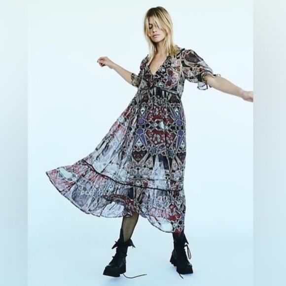Free People Carmella Printed Dress - Picture 5 of 9
